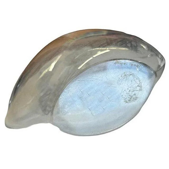 1970s Cut Crystal "Osumi" Art Glass Bud Vase by Marie Claude for Lalique For Sale In Los Angeles - Image 6 of 8