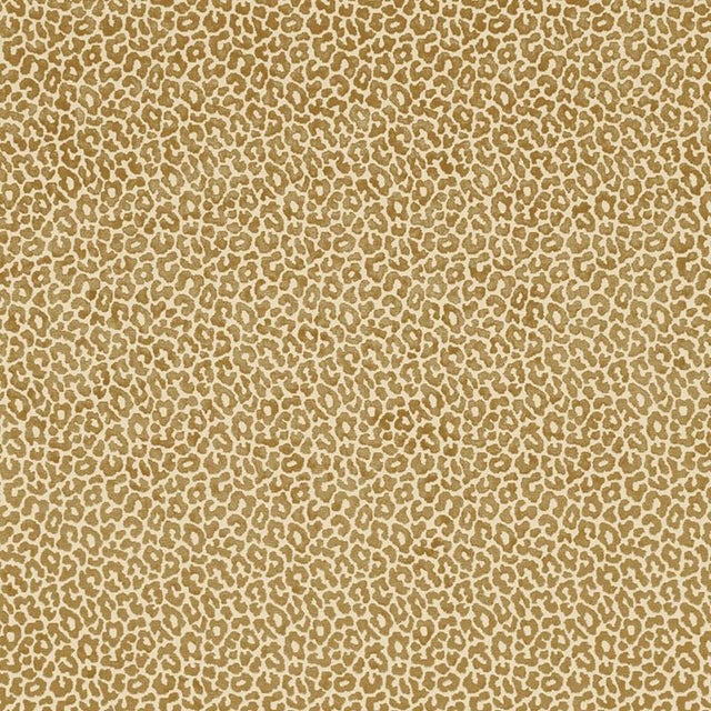 Sample - Schumacher X Timothy Corrigan Madeleine Velvet Fabric in Camel For Sale