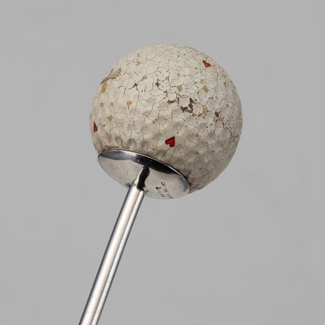 1930s Golf Ball Cocktail Mixing Spoon, 1930s For Sale - Image 5 of 12
