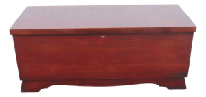 Lane Mid Century Mahogany Cedar Chest Blanket Trunk Bench With a Shelf 6633