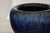 Vintage Chinese Blue-Glazed Ceramic Planter with Rounded Form and Brown Accents For Sale - Image 9 of 18