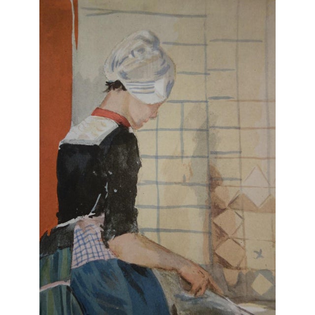 F. Luigini, La Servante, 1897, Lithograph For Sale - Image 4 of 5
