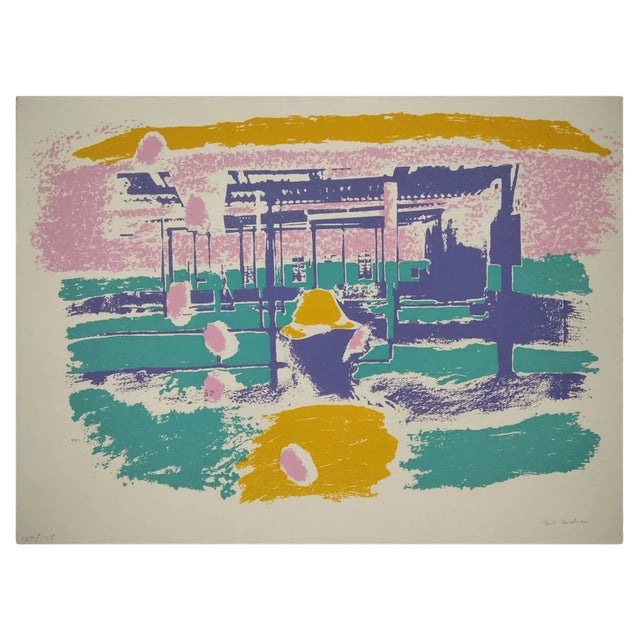 Toni Cardona, Composition, 1982, Lithograph For Sale