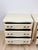 Vintage Pair of Chests French Provincial White 3 Drawer Cabriole Leg Nightstands For Sale - Image 14 of 18