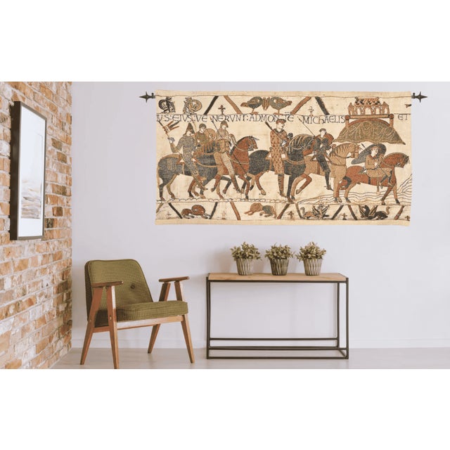 The Bayeux Tapestry is a unique historical record, relating the events leading up to the Norman invasion of England, and...