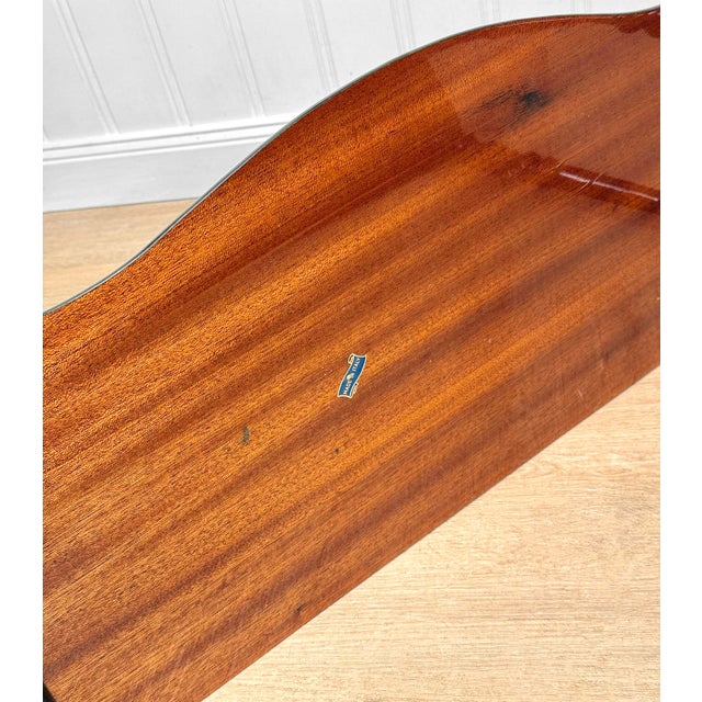 Vintage Italian Rococo Marquetry Fruitwood Console Hall Table For Sale - Image 12 of 12