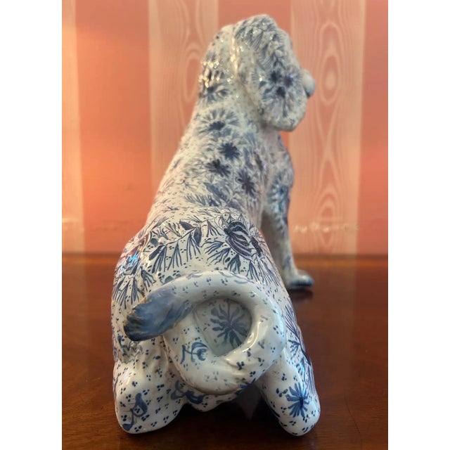 Rare French Faience Dog, Late 19th/Early 20th Century For Sale - Image 9 of 9