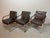 Mid-Century Sled Dining Chairs in Leather by Rudolf Glatzel for Walter Knoll, Germany, 1960s, Set of 4 For Sale - Image 6 of 13