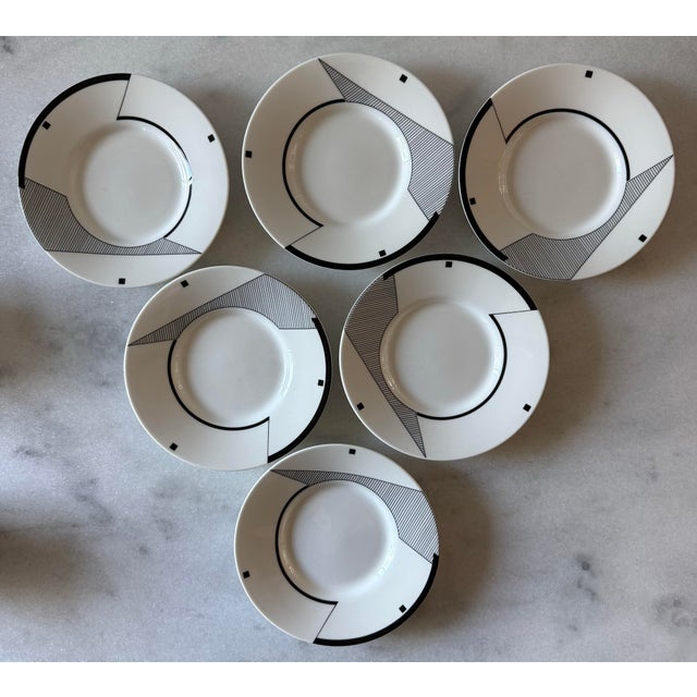 Christopher Stuart Optima Coffee Cups and Saucers - Set of 6 For Sale - Image 9 of 11