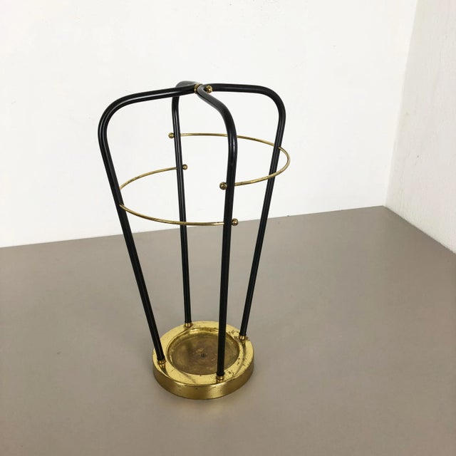 Bauhaus umbrella stand Origin: Germany Age: 1950s This original vintage Bauhaus style umbrella stand was produced in the...