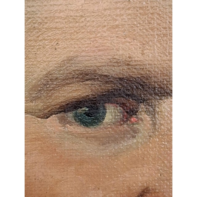 Portrait of Knight Giovanni Guido da Cilavegna, Portrait, 1866, Oil on Canvas For Sale - Image 12 of 13