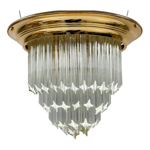 Asta Quadrilobo Ceiling Light in Murano Glass, Italy, 1960s For Sale