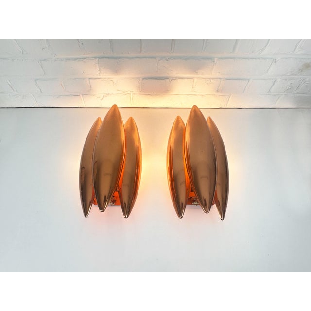 Copper Kastor Wall Lamps by Jo Hammerborg for Fog & Mørup, 1960s, Set of 2 For Sale - Image 14 of 15