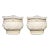 Monumental Italian Rose Marble Jardinières Garden Planters - Set of 2 For Sale