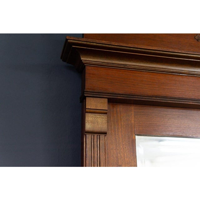 Art Nouveau Hallway Mirror For Sale - Image 5 of 6