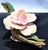 Figurative 1950 American Express Rose Sculpture Edward Marshall Boehm Fine Bone China Handmade For Sale - Image 3 of 14