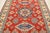 2020s Kazak Rug 8'3'' X 9'5'' Red Wool Tribal Hand-Knotted Oriental Carpet For Sale - Image 5 of 12