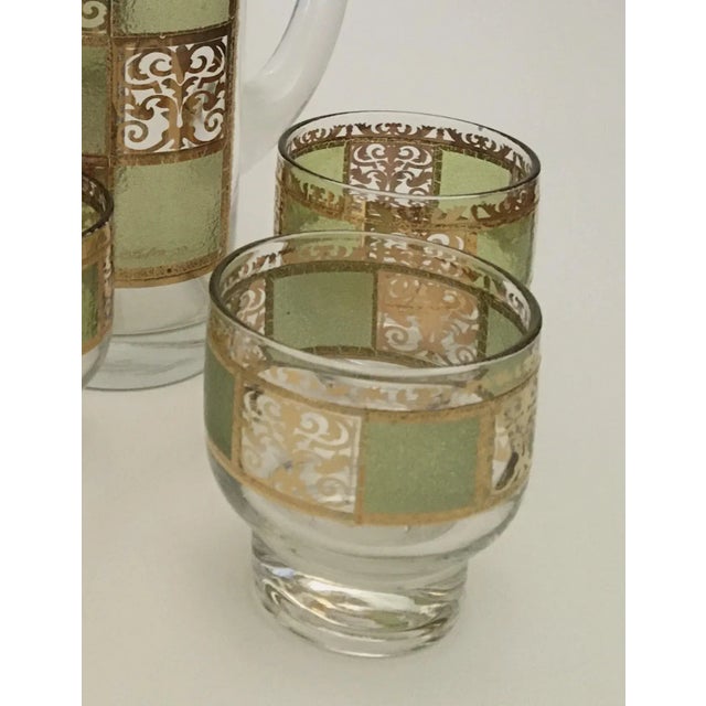 Culver Ltd. Mid-Century Modern Culver Prado Handled Pitcher Set- 7 Pieces For Sale - Image 4 of 5