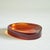 Freeform Concave Amber Colored Vide Poche in Glass, 1960s For Sale - Image 6 of 10