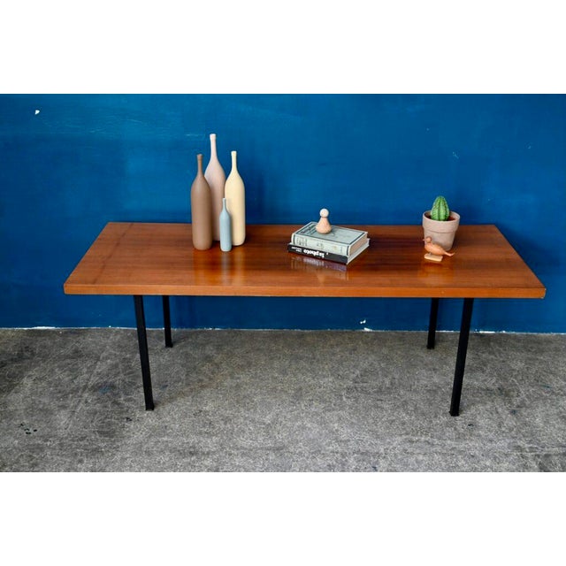 Contemporary Vintage Coffee Table in Wood, 1960s For Sale - Image 3 of 18