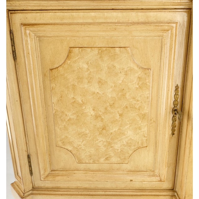 Late 20th Century Kargers Rosewood Brass Gallery Top Fitted Drawers Sideboard Buffet Credenza MINT For Sale - Image 5 of 18