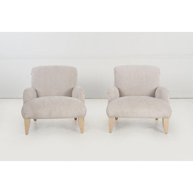 Mid-Century Modern Pair of Kagan Style Lounge Chairs for Design Studio 1980c For Sale - Image 3 of 10