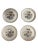 Ivory Vintage Wedgwood Kutani Crane Bone China Coasters - Set of 4 For Sale - Image 8 of 9