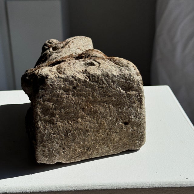 Gray Small Balinese Limestone Frog Sculpture, 1980s For Sale - Image 8 of 11