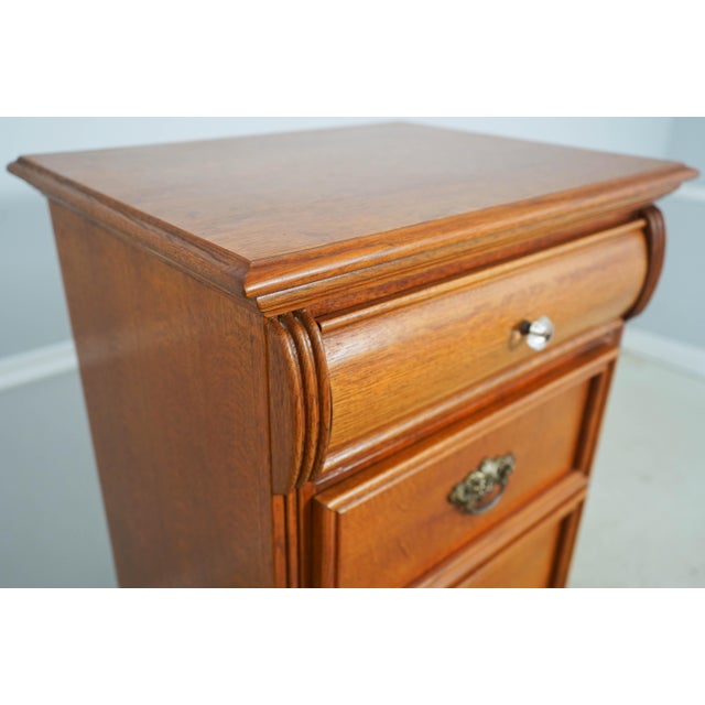 Lexington Oak Victorian Mansion 6 Drawer Lingerie Chest Semainier For Sale - Image 12 of 16