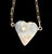 Australian Opal Heart Necklace Jen Proudman Jewelry Australian Opal, Diamond & 14k Gold Carved Australian heart opal (15mm...