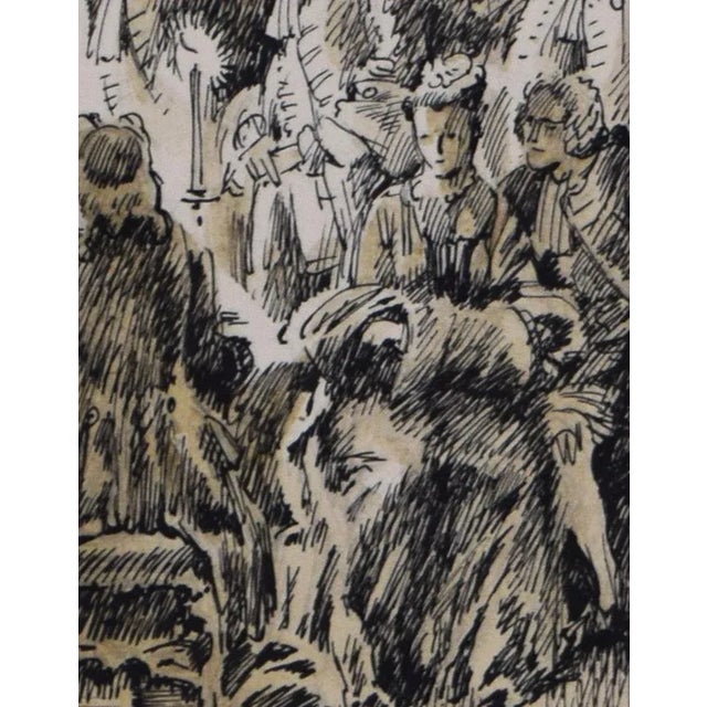 Vintage Pen and Ink Illustration by Artist Anatoly Itkin for "Dangerous Liaisons" For Sale In New York - Image 6 of 7