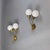 Brass and Glass Wall Lamps, 1950s, Set of 3 For Sale - Image 3 of 13