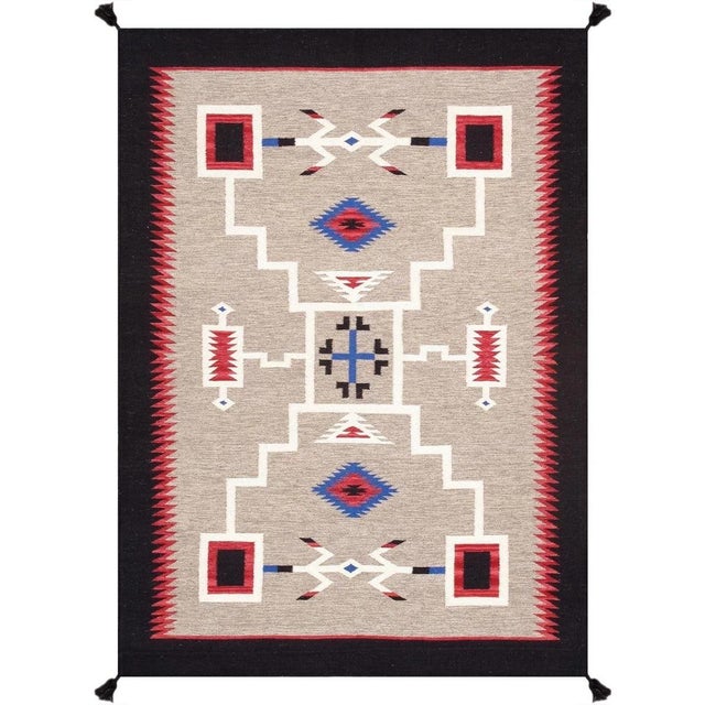 Traditional Tuscany Wool Mocha Area Rug, 5' 0'' X 6'11'' For Sale - Image 3 of 3