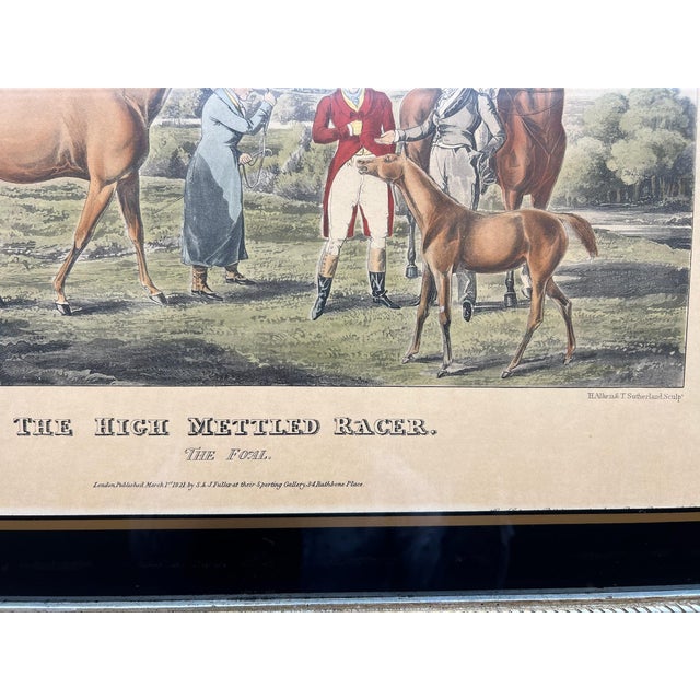 Early 19th Century Henry Alken “The High Mettled Racer” Equestrian Prints, Set of 3 For Sale - Image 10 of 10