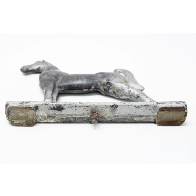 Metal Leaded Equestrian Mailbox Topper For Sale - Image 7 of 8