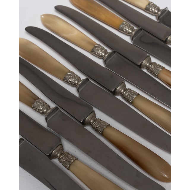Mid 20th Century Mid 20th Century France Ivory Silver Serving Utensil For Sale - Image 5 of 17