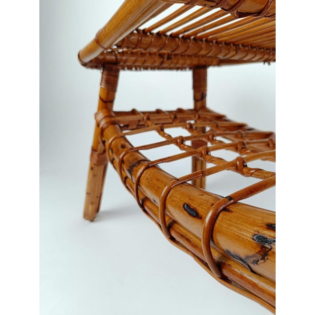 Brown Mid-Century Riviera Coffee Table with Magazine Rack in Bamboo & Rattan, 1960s For Sale - Image 8 of 18