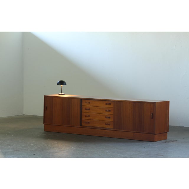 1960s Mid-Century Modern Teak Sideboard from Clausen & Søn, Denmark, 1960s For Sale - Image 5 of 18