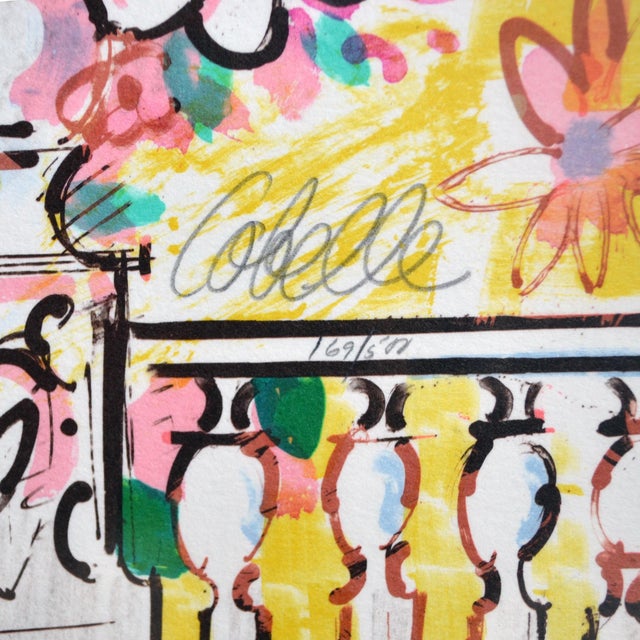 Late 20th Century Limited Edition "The Lute" Lithograph by Charles Cobelle For Sale - Image 5 of 7