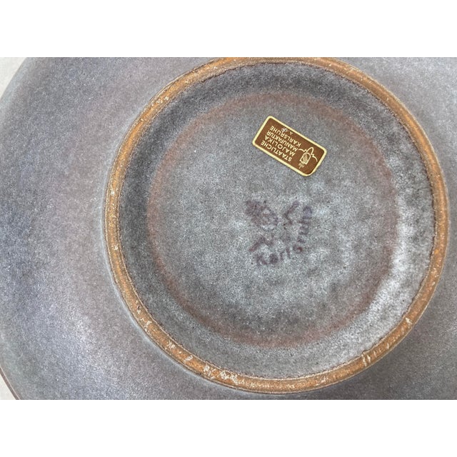 1960s Ceramic Bowl from Karlsruhe Majolica, 1960s For Sale - Image 5 of 6