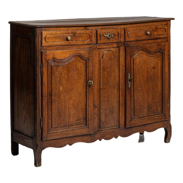19th Century France Louis XV Brown Wood Storage Cabinets & Cupboards For Sale