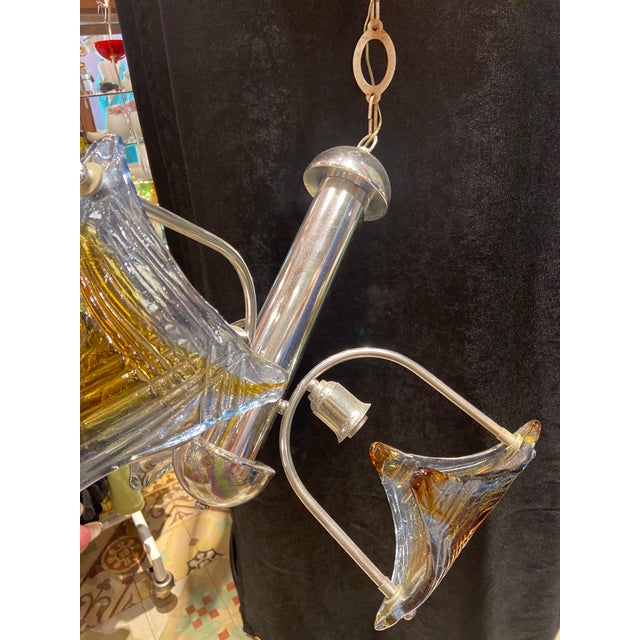 1960s Murano Glass Ceiling Light, 1960s For Sale - Image 5 of 6