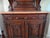 Oxblood Red ​19th Century French Henri II Renaissance Revival Walnut & Rouge Marble Buffet Deux Corps For Sale - Image 8 of 11