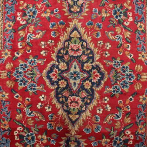 Middle Eastern Kerman Rug in Wool For Sale - Image 5 of 10