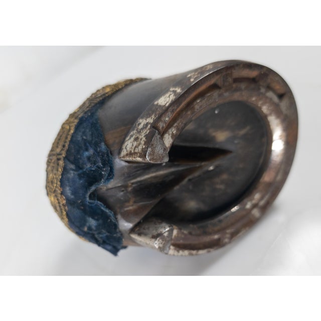 19th Century Rustic Horse Hoof Pin Cushion or Paperweight With Horseshoe For Sale - Image 10 of 10