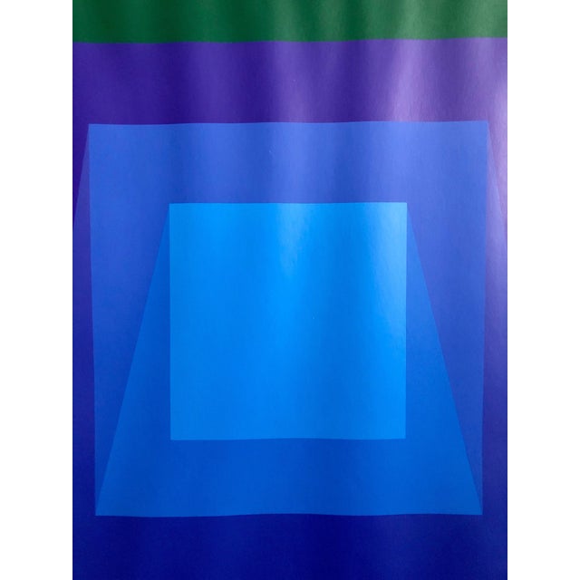 Silkscreen serigraph Op art print. Luitpold Domberger (1912-2005 ) was a pioneer of artistic screen printing in Germany....