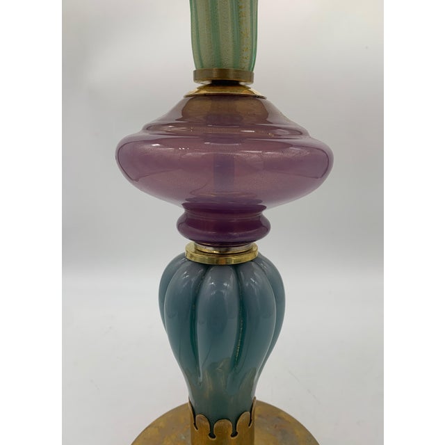 Vintage Table Lamp by Seguso, Italy, 1960s For Sale - Image 3 of 6