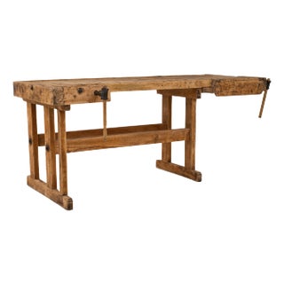 20th Century Czech Wooden Work Table For Sale