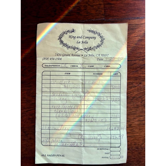 Antique French Provincial Longcase Clock With Burl Veneer — 8 Feet Tall — Rancho Santa Fe, Ca For Sale - Image 11 of 11