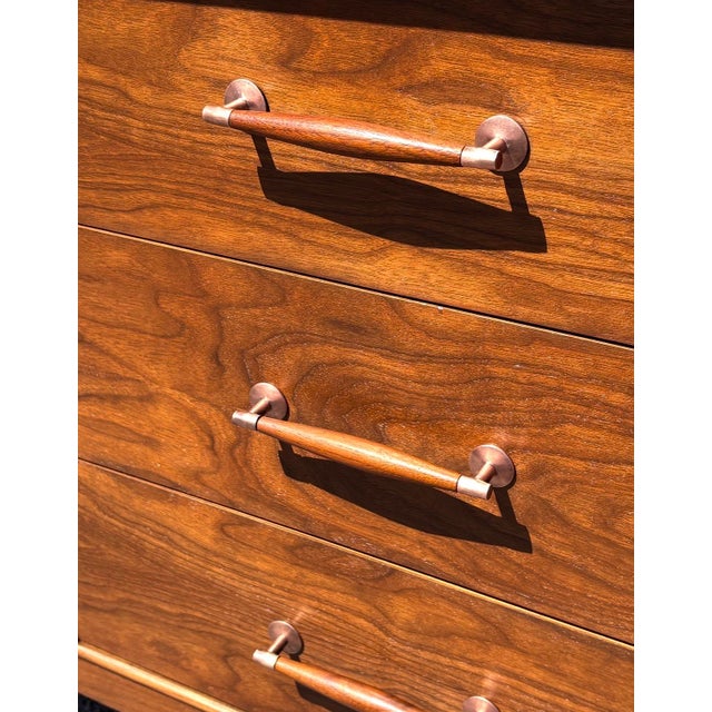 Fully-Refinished Mid Century Henredon Niner For Sale - Image 4 of 13